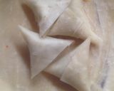 A picture of step 1 of Chicken samosa And chicken Vegitable roll#ramadan special".