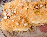 صورة لخطوة 4 من وصفة الكنافه بالقشطه قنبللله😋😋😋