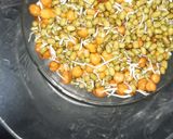 A picture of step 1 of Healthy Paneer salad with sprouts.