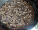 A picture of step 1 of Potato jackfruit masala.