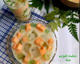 Foto langkah ke 10 dari resep Es Jeli Melon.