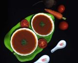 A picture of step 8 of Red soup.