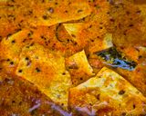 A picture of step 7 of Rajasthani style Papad sabji.