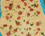 Foto langkah ke 4 dari resep Garlic Scallion Smoke Beef Bread.