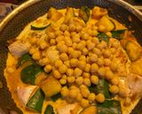 Une image de l'étape 3 de Poulet au curry.