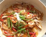 รูปขั้นตอนการทำที่ 4 ของ กุ้งผัดพริกเผา