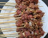 印尼醬油羊肉沙嗲 (Sate kambing bumbu kecap)的食譜步驟3照片
