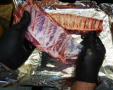 Φωτογραφία βήματος 1 της συνταγής BBQ Spare Ribs με Μέλι και Whiskey Jack Daniels