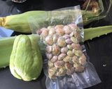 Hình bước làm 1 của món Nha đam nấu canh