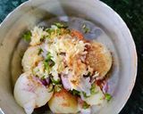 A picture of step 1 of Aloo Tikki Masala Chaat.