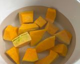 Gambar langkah 2 resipi Masak Lemak Labu, Sawi dan Pucuk Suhun.