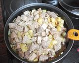 Foto del paso 6 de la receta: Cochino frito con papas y champiñones