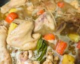 Gambar langkah 4 resipi Ayam Kurma Telur Rebus.