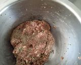 A picture of step 2 of Kofta in the oven.