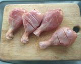 A picture of step 1 of KFC Style Fried Chicken.