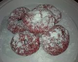 Foto langkah ke 4 dari resep Donat Buah Naga.