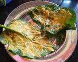 A picture of step 2 of Poi Leaves Masala Bora.