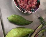Foto del paso 1 de la receta: Pepinos rellenos en salsa bechamel