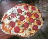 Foto del paso 6 de la receta: Pizza a la parrilla 🍕