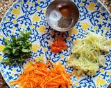 A picture of step 5 of Jowar Bhakri With Vegetables. (Accompanied With Cucumber, Carrot Raita).