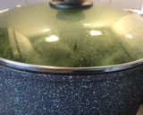 A picture of step 1 of Dhaba Style Palak Paneer (spinach with Indian cottage cheese).