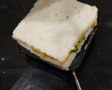 A picture of step 5 of Masala Toast.
