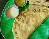 A picture of step 4 of Walnut stuffed siddu.