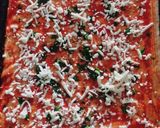 عکس مرحله 3 از دستور پیتزا گوشت و قارچ خانگی 🍕