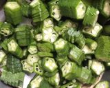 Shortcut Bhendi bhaji রেসিপির ধাপ 1 ছবি