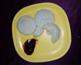 A picture of step 4 of Urad dal rawa idli.