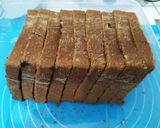 Foto langkah ke 5 dari resep Roti Tawar Coklat (eggless).