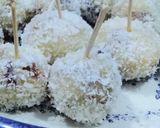 A picture of step 3 of (No Bake) Coconut Date Balls - The Healthy Epicurean.