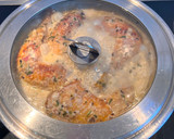 Foto del paso 7 de la receta: Pollo al estragón con muselina de puerros