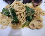 Foto del paso 6 de la receta: Fideos Somen con salsa de curry verde e hígado a la plancha