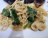 Foto del paso 6 de la receta: Fideos Somen con salsa de curry verde e hígado a la plancha