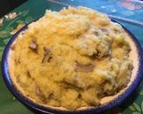 Une image de l'étape 6 de Purée de polenta aux champignons de paris et bouillon maison.