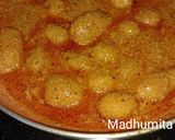 A picture of step 8 of Kashmiri Dum Aloo.