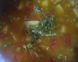 A picture of step 4 of Potato Curry.