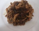 Foto del paso 6 de la receta: Pechuga de pollo en juliana con cebolla caramelizada