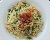 Foto langkah ke 6 dari resep Urap pepaya muda bumbu bali.