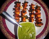 மஷ்ரூம் டிக்கா (mushroom tikka recipe in Tamil) ரெசிபி ஸ்டேப் 4 புகைப்படம்