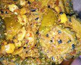 A picture of step 6 of Karele ka achar.