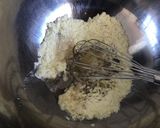 A picture of step 3 of Eggless Rasmalai Cake.