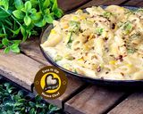 A picture of step 4 of The Delicious Veg White Sauce Pasta Recipe In One Pot A Complete Meal.