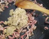 Casarecce con pancetta toscana, funghi e zafferano recipe step 2 photo