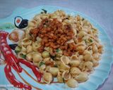 صورة لخطوة 10 من وصفة معكرونة اصداف بالجمبري 🍝🍤