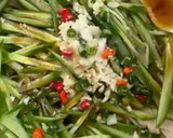 A picture of step 4 of Chinese Tofu Sheets and Cucumber Salad.