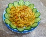 A picture of step 7 of Chicken tikka macroni.