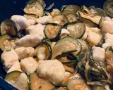 A picture of step 7 of Chicken Strips with Zucchini.