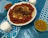 صورة لخطوة 4 من وصفة كسكس الحلو المالح